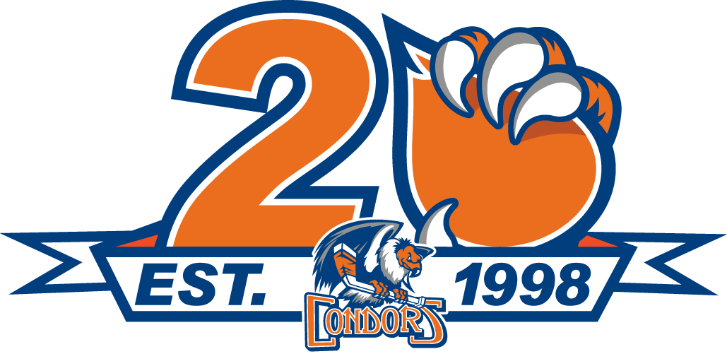 Bakersfield Condors 2017 Anniversary Logo iron on heat transfer